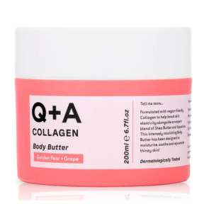 Зволожуючий баттер з колагеном Q+A Collagen Body Butter, 200 мл